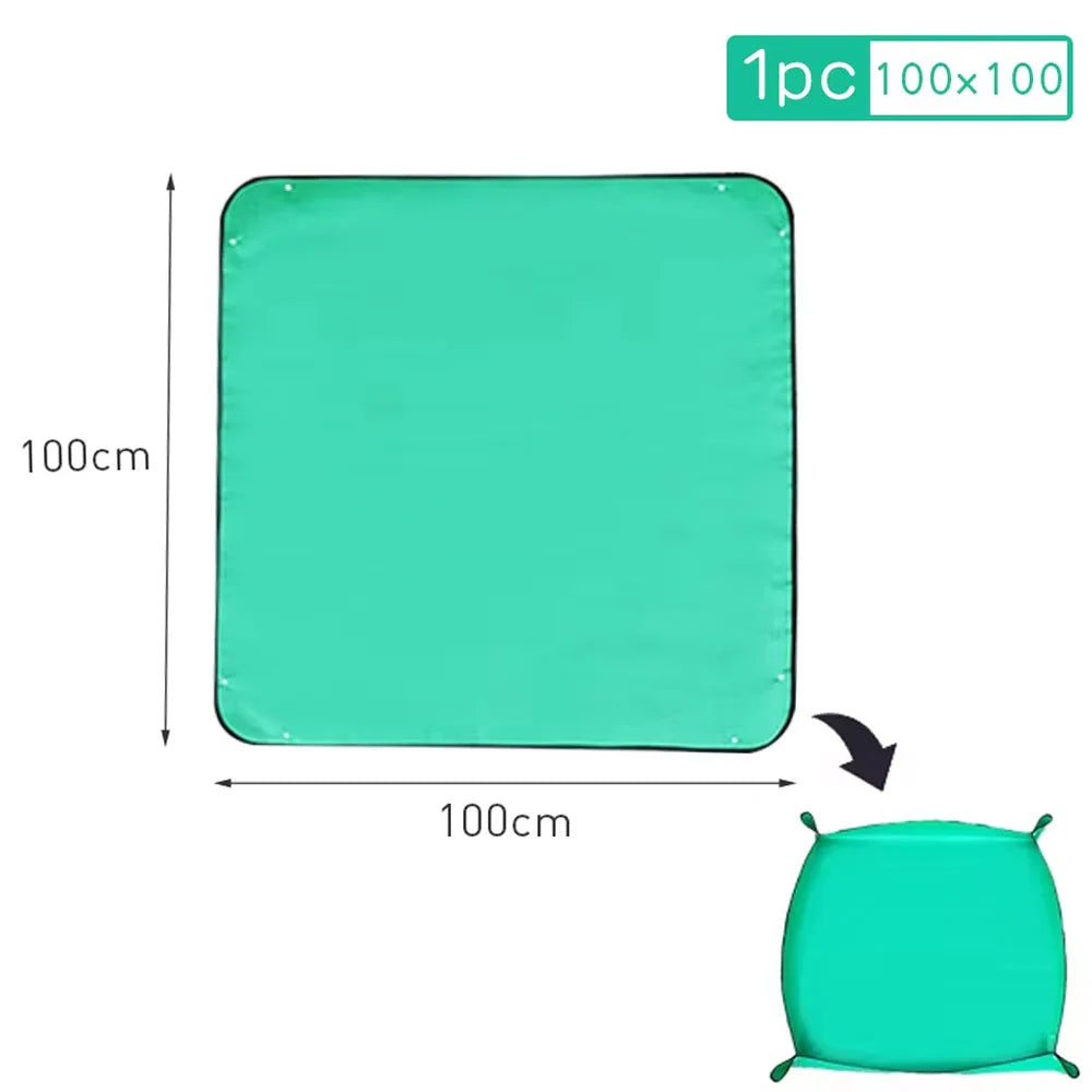 1PCS Plant Repotting Mat 50-100cm Thickened Waterproof For Indoor Plant Gardening Potting Pad Foldable