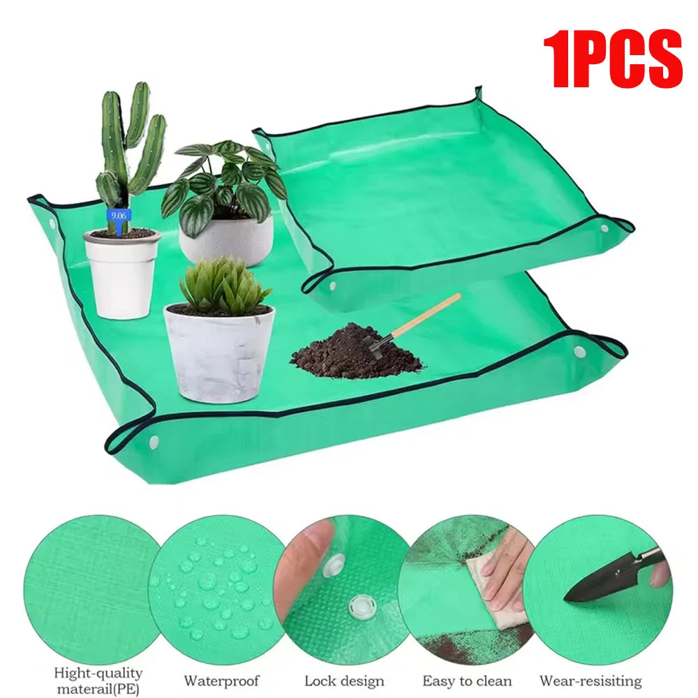 1PCS Plant Repotting Mat 50-100cm Thickened Waterproof For Indoor Plant Gardening Potting Pad Foldable